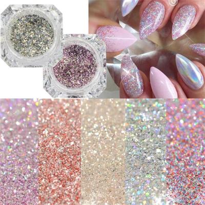 Nail Gold Foil Powder Nail Flash Powder Laser Pearlescent Laser Powder