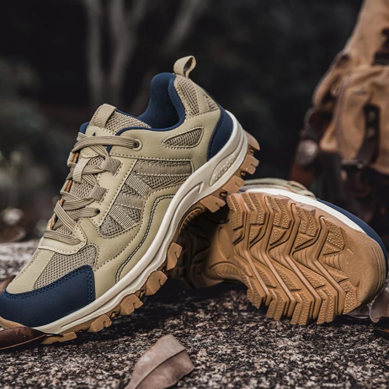 

Outdoor Mountaineering Hiking Shoes for Men and Women, Non-slip and Wear-resistant Travel Climbing Shoes, Lightweight and Versatile Couple Shoes 46 коричневый