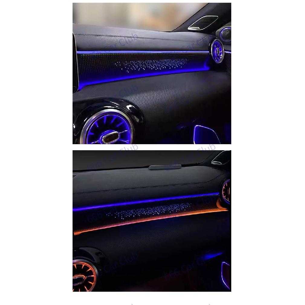 64 Colours Co Pilot Star Light Trim Panel For W177 W118 A Class CLA Car Dashboard Starry Sky Decorative Lamp Ambient Light Refit