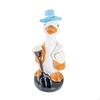Duck Figurine Garden Statue Cartoon Decorative Housewarming Decor Resin for Home Outside Porch