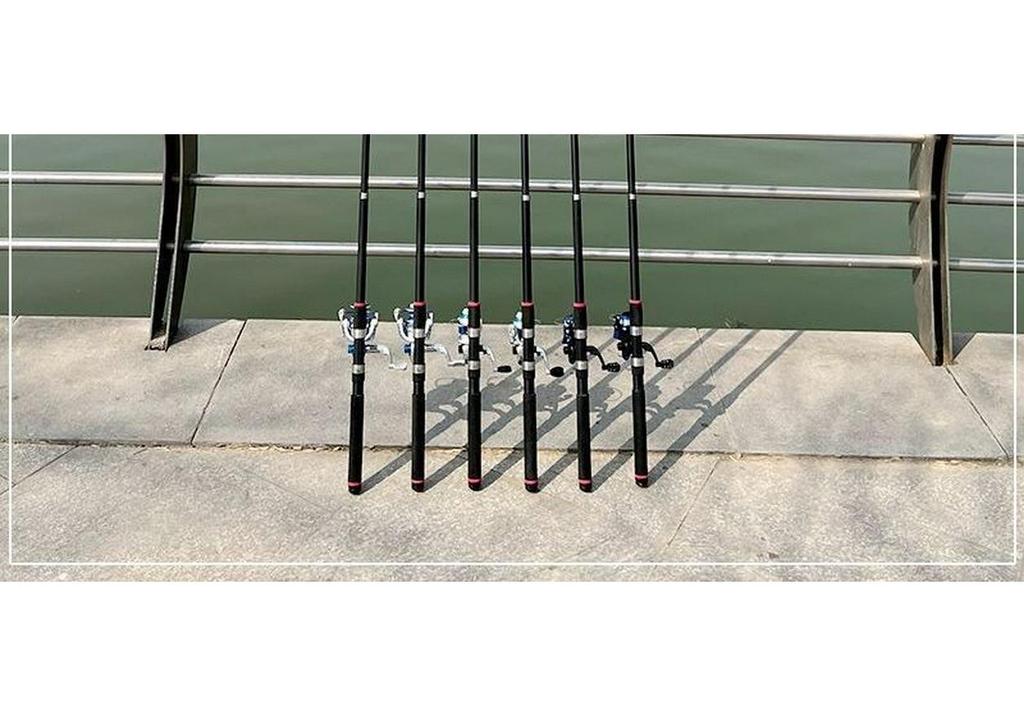 Complete Beginner Fishing Set: Long-Casting Sea Rod, Telescopic Rod, Casting Rod, Throwing Rod, Fishing Reel, and Gear.