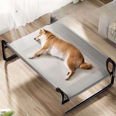 Spring and Summer Pet Armrests Dog Camp Bed Breathable Moisture-proof Dog Bedding for Medium and Large Dogs Golden Retriever Large Dog Bed
