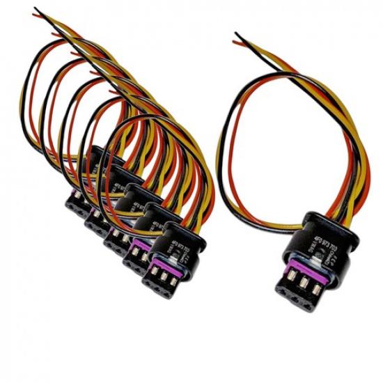 6 x Ignition Coil Connector Fits Ford Lincoln 2018- V6 2.7L V6 3.0L