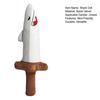 Funny Shark Plush Toy with Swords Cute Punny Stuffed Animal Shark Doll Soft Hugging Pillow Gift for All Ages
