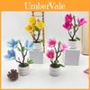 Artificial Magnolia Flower Pot Decor For Wedding Home Office Photography Scene