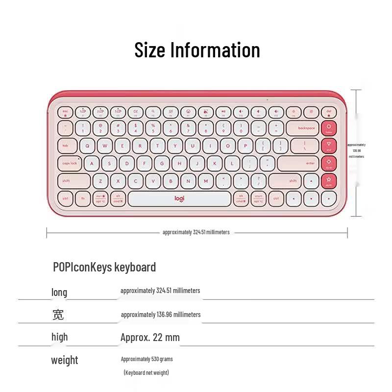 Logitech POP ICON KEYS Wireless Keyboard