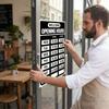 Sunproof Business Hours Sticker Self-Adhesive Open Close Time Sign  Glass Door Application