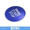 Engine Start Stop Button Cover Trim Single  for Toyota Tacoma Blue