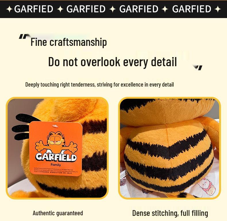 Authentic Little Garfield Cat Plush Toy - Kitten Pillow & Pendant Birthday Gift