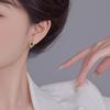 Vintage Micro Set Diamond Ear Cuff Light Luxury Exquisite Versatile Earrings