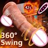Realistic Big Vibrator Dildo for Women Heating Thrusting Realistic Penis Vibrators Anal Plug Penetration Anal Thrusting Penis 18