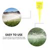 4Pcs Plastic Outdoor Rain Gauge For Yard Garden Lawn Deco