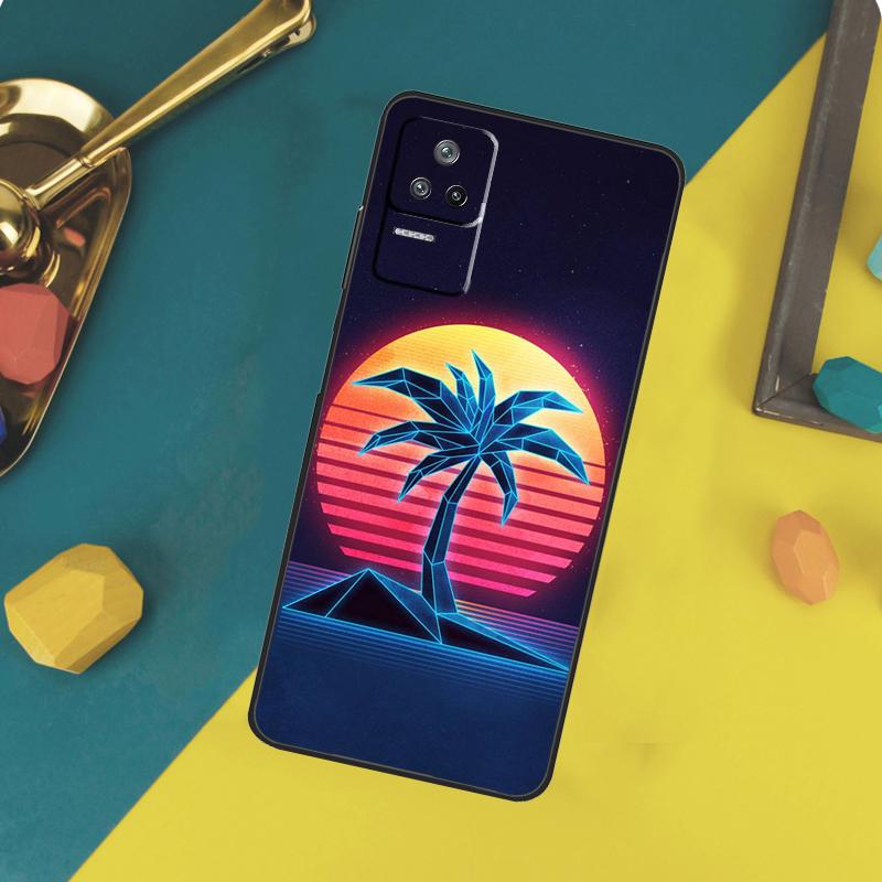 

Чехол Retrowave Neon Palms Tree для Xiaomi 14T Pro 11T 12T 13T 13 14 15 Ultra POCO X7 Pro X3 X5 X6 M6 F5 F6 Pro Funda Xiaomi 14 Pro