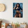 Retro Woman Metal Wall Art, Vintage Floral Portrait Iron Sign for Home & Bar Indoor Outdoor Decor