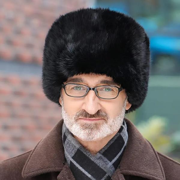 

WTEMPO Мужские осенне-зимние ветрозащитные, холодостойкие и теплые шапки для улицы из искусственного меха, однотонные, мягкие плюшевые шапки для велоспорта 58-60cm чёрный