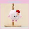 Stinky Plush Tofu Pendant Cartoon Toys Doll Keychain Bag Decoration Doll Gift