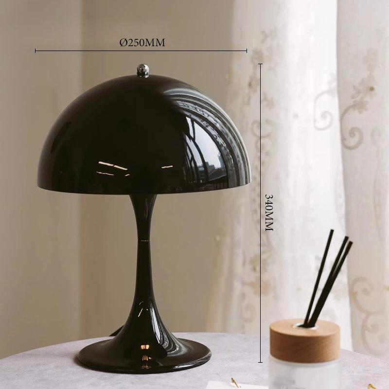 Italian Art Simple Design Room Decor Study Bedroom Bedside Decoration High-end Mushroom Table Lamp Atmospheric Eye Protection