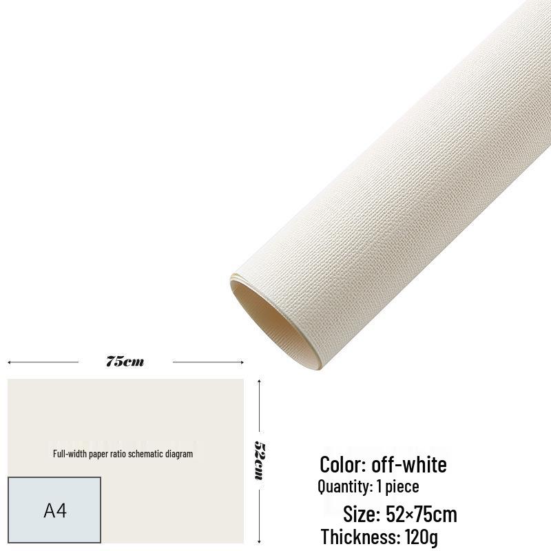 Linen Textured Wrapping Paper for Gifts - Solid Color for Holidays, Birthdays, and Photo Frame Decoration