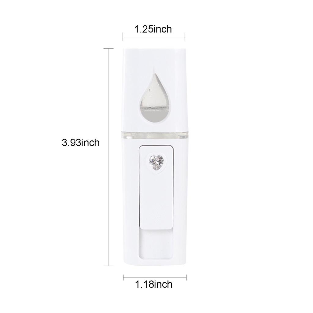 Facial   20mL Face Humidifier Portable Cool Mist Facial Sprayer SPA Moisturizing Hydrating Face Sprayer USB Rechargeable Handy Mist Sprayer