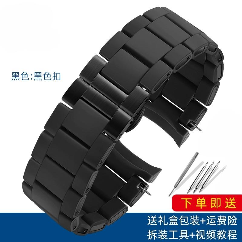 20mm 23mm watchband For Armani AR5906 AR5905 AR5890 AR5889 5858 5920 Silicone +Stainless steel strap men woman Rubber bracelet