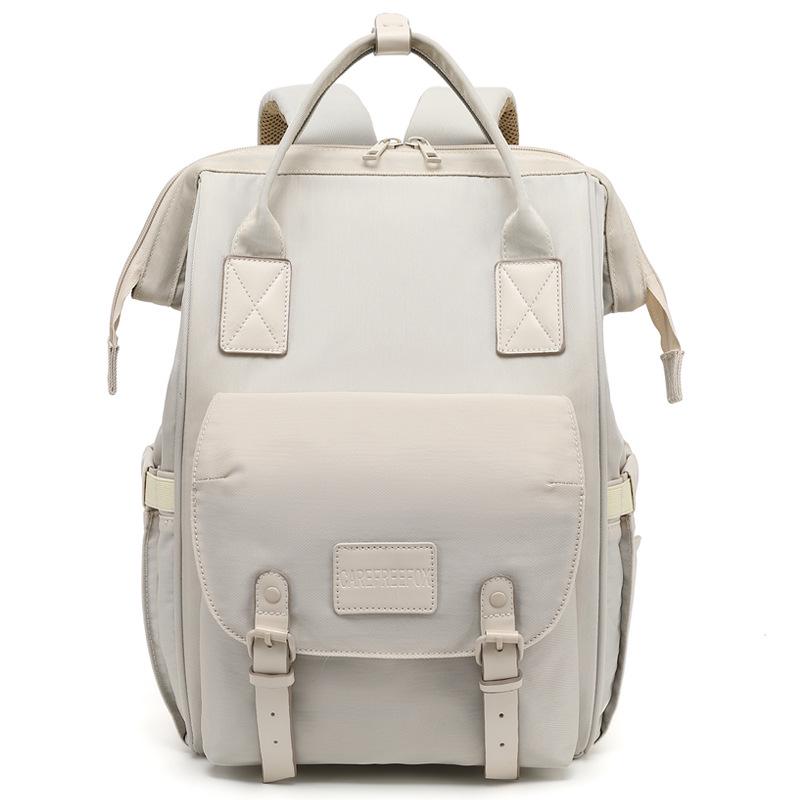 Customizable Lightweight Mummy & Baby Double Shoulder Handbag: Multifunctional, Large Capacity Backpack for Outings