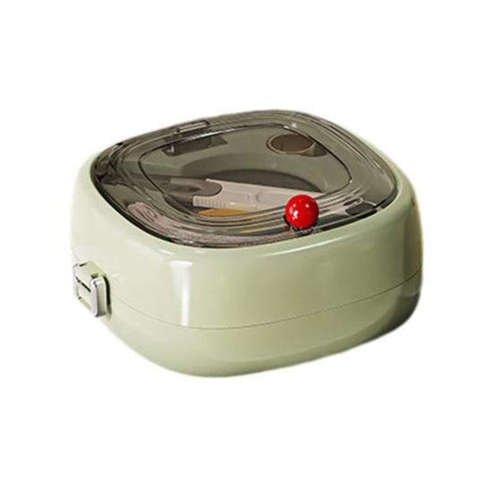 

Portable Sewing Kit Magnetic Needle Holder Box Travel Sewing Tools Box Includes 16 Colors Threads Scissors Tape Measure Thimble for Hand Sewing зелений