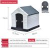 Xinding Rainproof & Windproof Outdoor Plastic Dog Kennel - Winter Dog House for Medium to Large Dogs