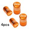 TQ012Car Wheel Tire Valve Caps Tyre Stem Covers Airdust Waterproof For Ford Focus 2 3 MK1 MK2 Fusion Escape Kuga Mondeo Accessories