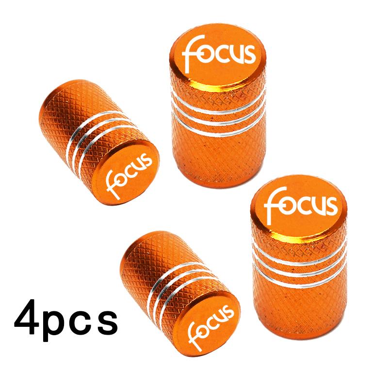 TQ012Car Wheel Tire Valve Caps Tyre Stem Covers Airdust Waterproof For Ford Focus 2 3 MK1 MK2 Fusion Escape Kuga Mondeo Accessories