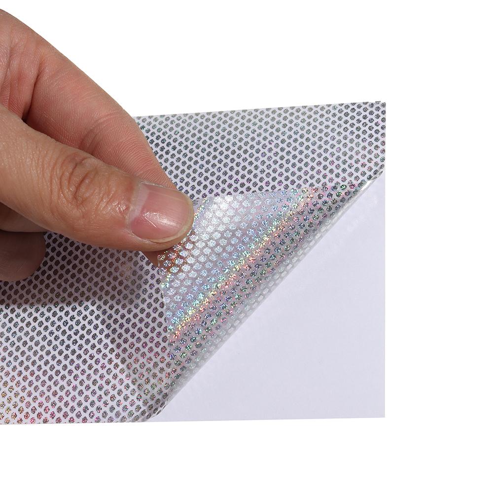 10*20cm Holographic Adhesive Film Fishing Lure Flash Tape Change Color Sticker Fly Tying Material