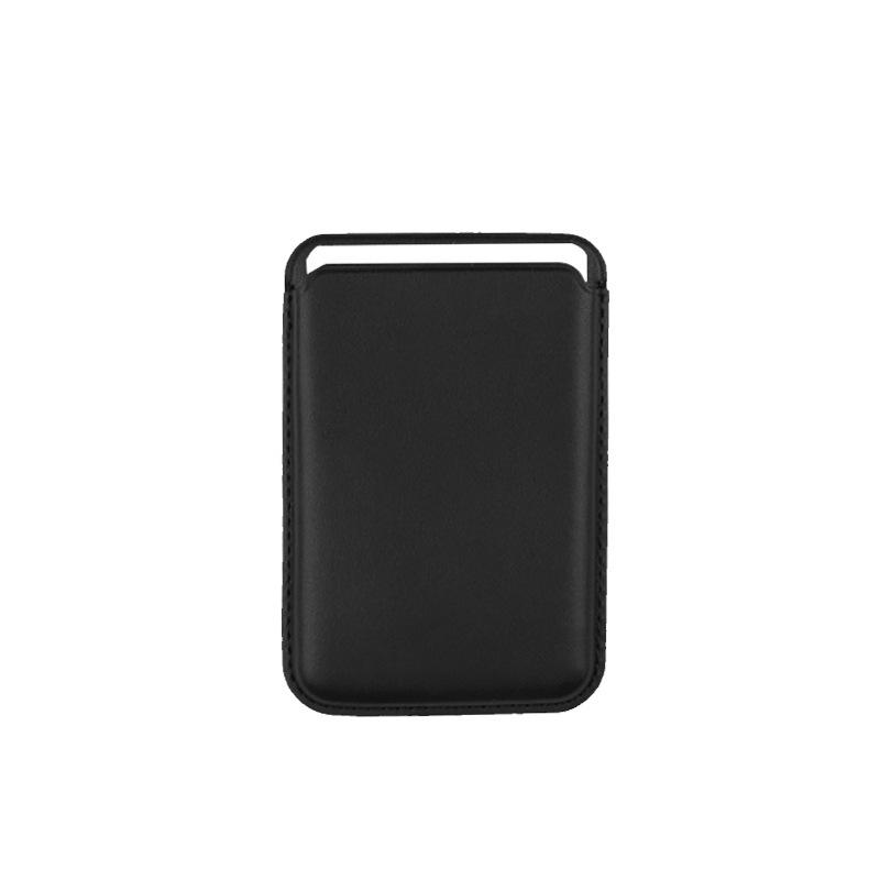 iPhone 12-17 Magnetic PU Card Holder, MagSafe Leather Case for Apple 13 Pro Max 13 N52 Magnets