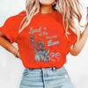 Terra dei Liberi Grazie ai Coraggiosi Magliette Maglietta del 4 Luglio Manica Corta Divertente Casual Top Estivi Abbigliamento Donna