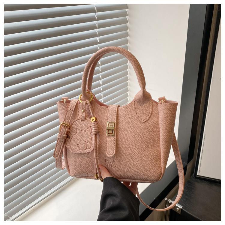 Premium sense bucket bag women's spring and summer versatile work handbag 2025 new Korean version casual shoulder messenger bag