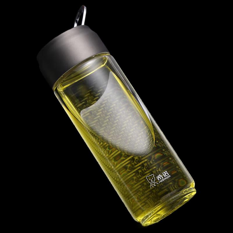 Xinuo Portable Single-Layer Glass Water Bottle
