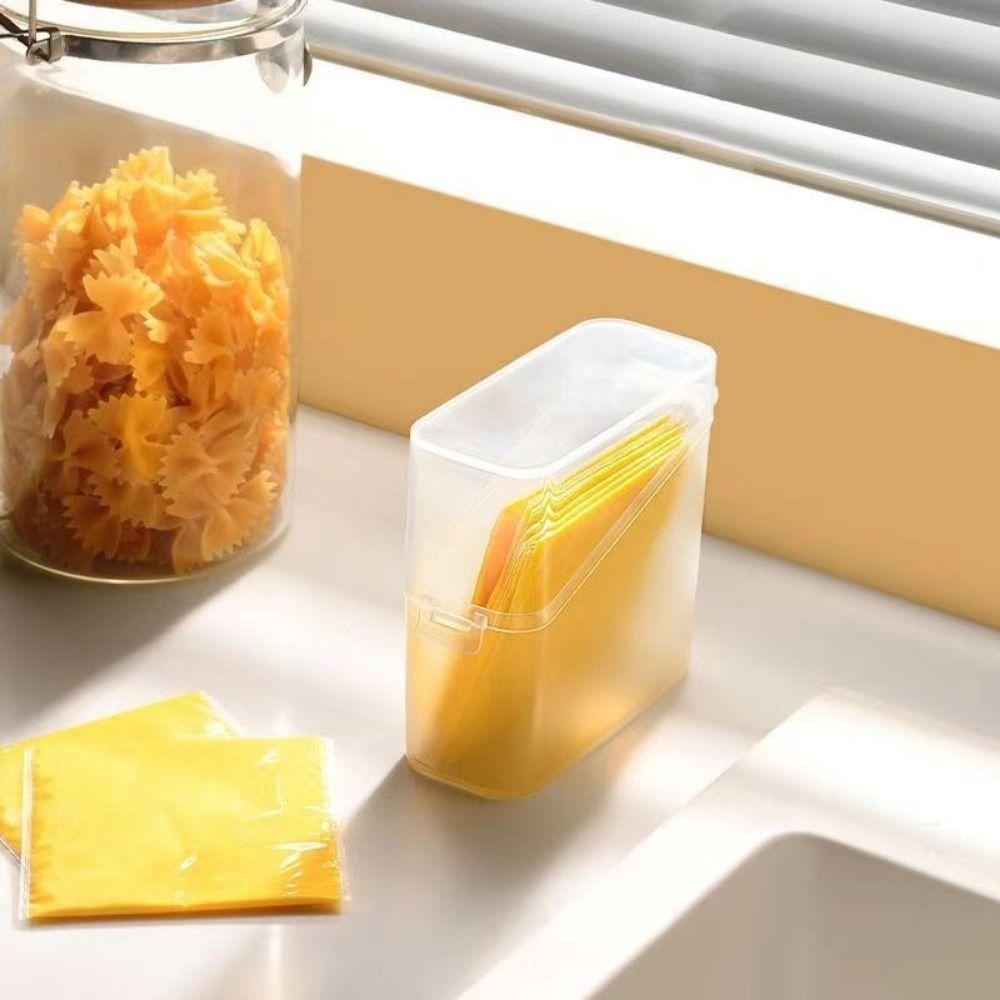 2Pcs Leakproof Coffee Tea Bag Storage Box Plastic Food Storage Container Cheese Keeper Dormitory