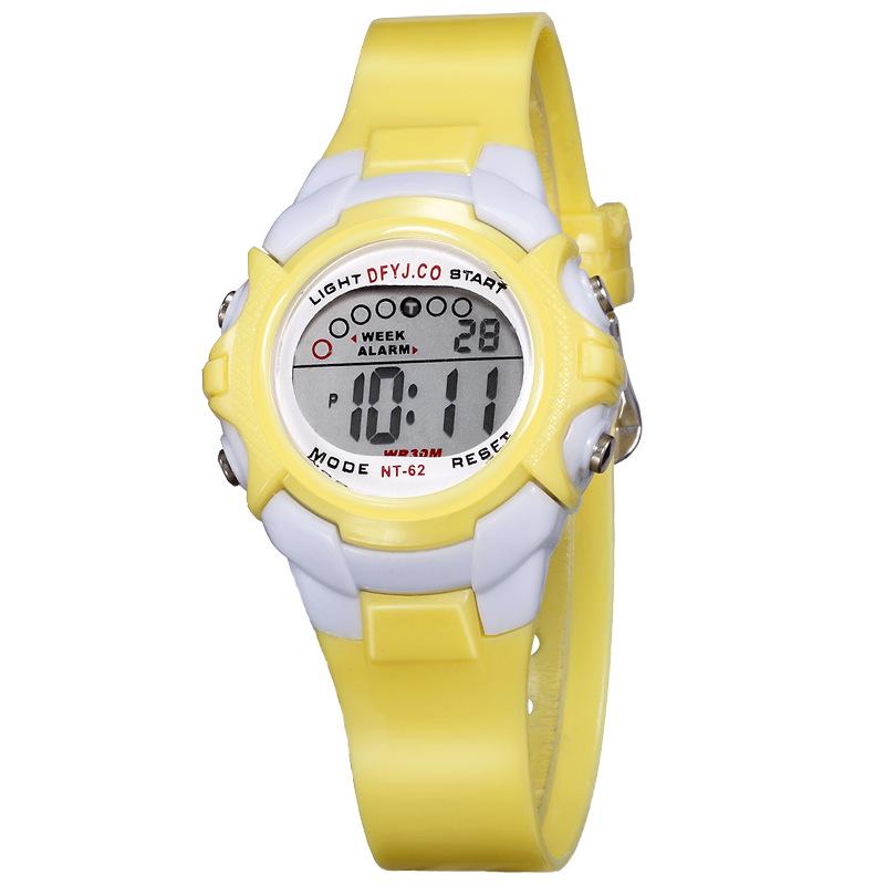 Digital Children's Watch - No Alarm, Calendar, Week Display, Night Light