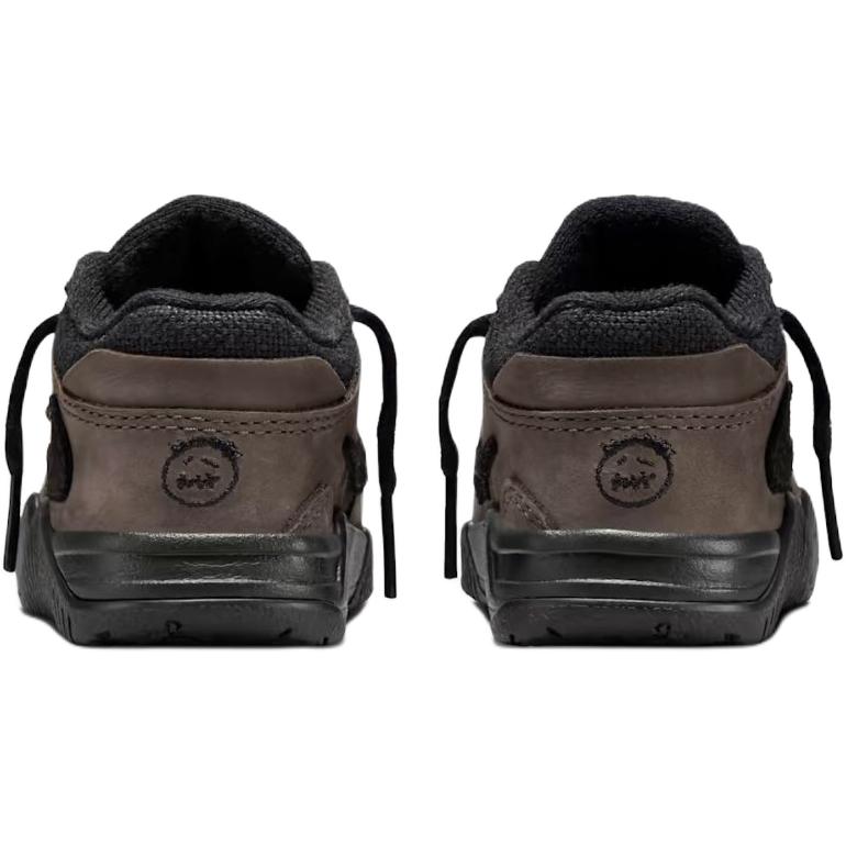 Travis Scott x Jordan Jumpman Jack Rutschfest Abriebfest Niedrig geschnittene Kleinkindschuhe Schwarz Braun FJ2852-204