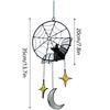 Creative Wind Chimes Halloween Decorations Gothic Bat Moon Star Hanging Ornament Window Wall Pendants Holiday Party Home Decors