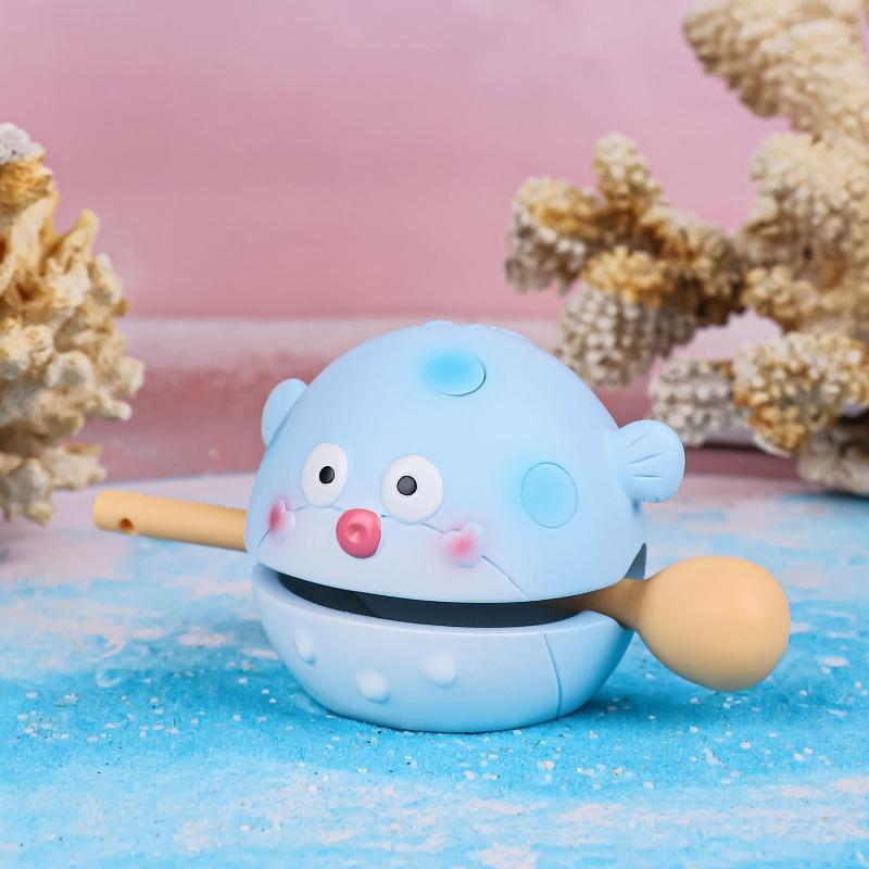 The Cute Wooden Fish Tapping Music, Stress-relieving Toys, Desktop Ornaments, and Funny Percussion Instruments for Students