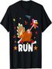 Turkey Run Costume Happy Thanksgiving Running Turkey Trot T-Shirt