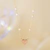 Love Pearl Necklace New Year's Women's New Light Luxury Small Crowd Collar Chain Neckchain Summer New Year