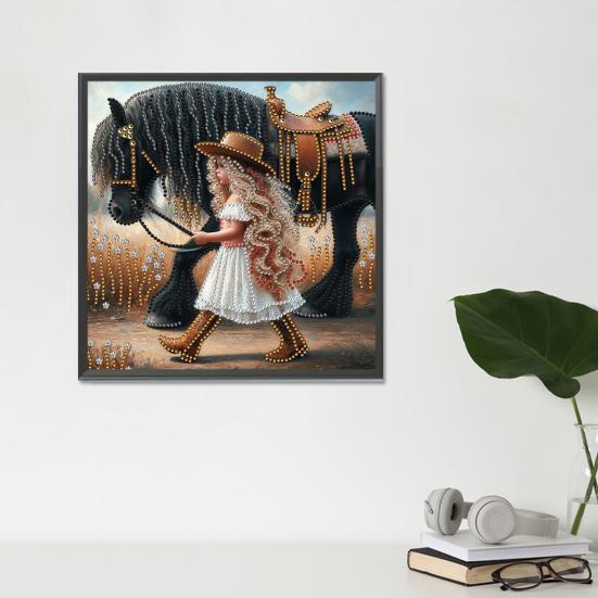 Kit Pittura Strass Tela Impermeabile Forma Irregolare Kit Arte Strass Fai da Te Attività Pittorica Terapeutica per Adulti Decorazione Casa Regalo 30x30cm
