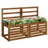 2 Piece Bench Cushions SOEST 2 Pcs. 100percent  Polyester Multicolor