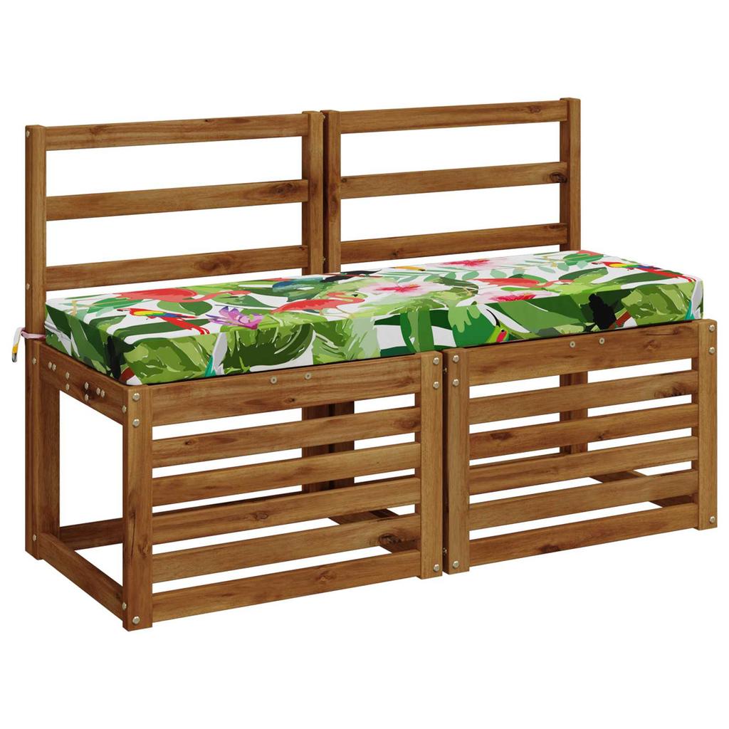 2 Piece Bench Cushions SOEST 2 Pcs. 100percent Polyester Multicolor
