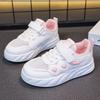 Children's board shoes 2025 spring new soft-soled versatile casual boys sports shoes student school girls white shoes