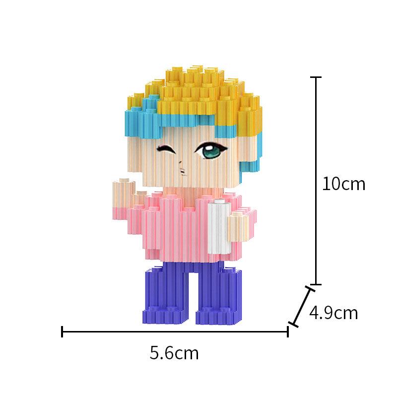 

Non-Toxic Demon Hunters Rumi Mira Zoey Model Building Blocks Anime Action Figures Blocks Puzzle Assembly Toys Kids Christmas Gifts