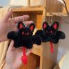 Little Devil Plush Bat Doll Keychain Room Decor Cute Bat Keyring Bat Hanging Ornament  Holiday