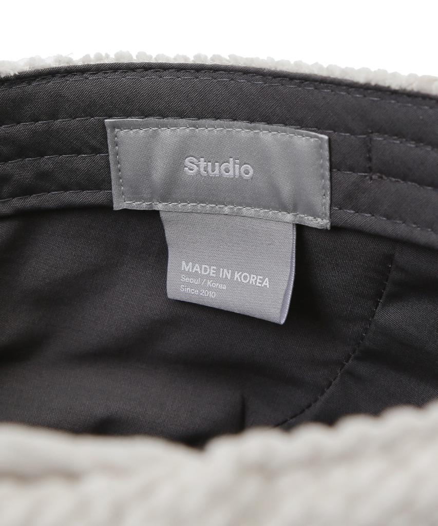 Eondeokeonteulolseutyudio Corduroy Hunting Cap Drive Hunting / Wave Cord / Gr