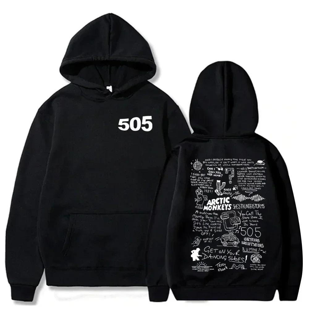 505 Hettegenser Arctic Monkeys Musikk Hettegenser Arctic Monkeys Merchandise Gave til Arctic Monkeys Topper Streetwear Unisex