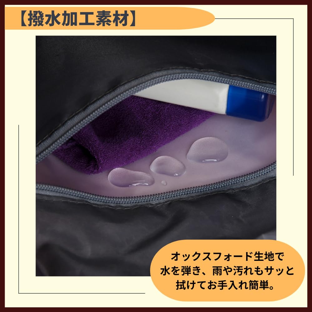 Ideamall Drawstring Pool Bag for Girls and Boys, Waterproof Knapsack for Swimming, Gym Bag, and Shoe Case (Black)